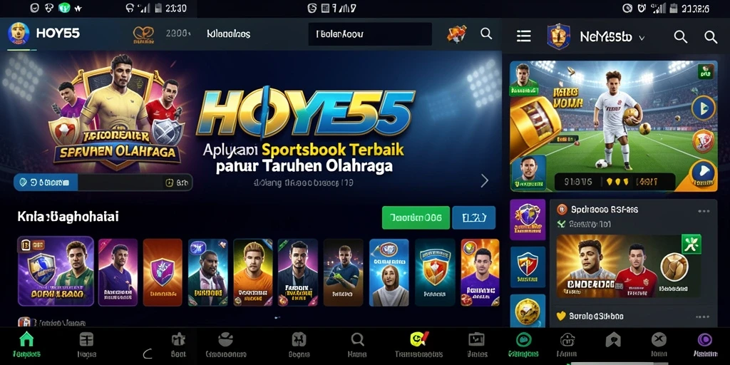 Tampilan gameplay menarik di HOYE55 dengan berbagai pilihan taruhan.