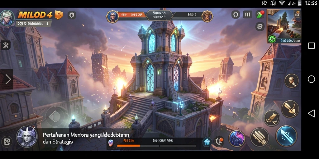 Tangkapan layar <strong>MILO4D</strong> menampilkan aksi seru dalam permainan Tower Defense.