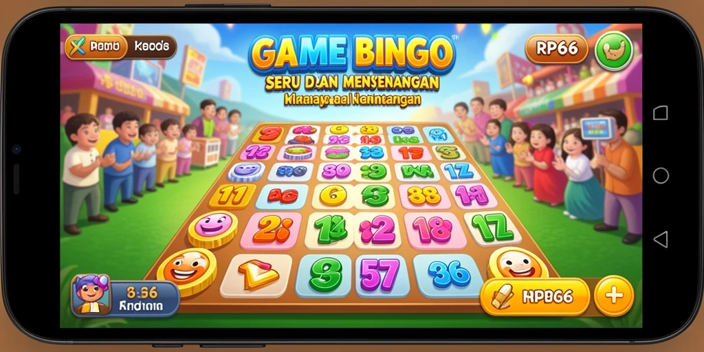 Screenshot RP66 menampilkan gameplay Bingo yang seru dan interaktif.