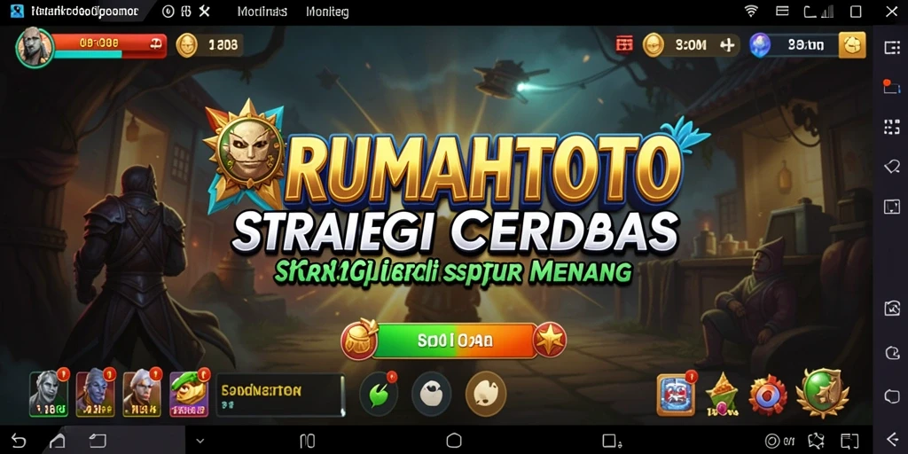 Tampilan gameplay menarik dari RUMAHTOTO yang menggugah semangat berstrategi.